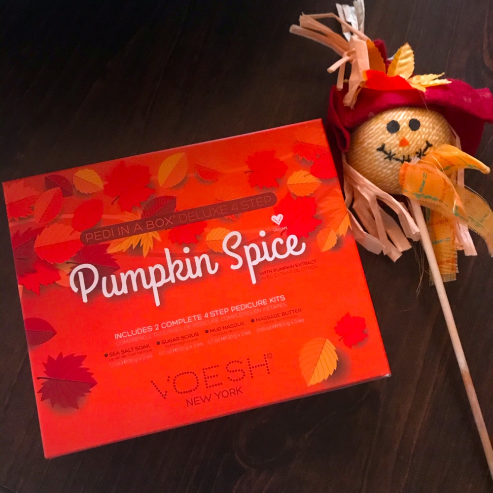 🆕🎃Pumpkin Spice🦶🏻PEDI IN A BOX Deluxe 8pc Set